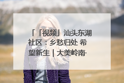 「视频」汕头东湖社区：乡愁归处 希望新生｜大美岭南·百村焕新记