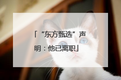 “东方甄选”声明：他已离职