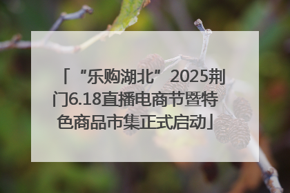“乐购湖北”2025荆门6.18直播电商节暨特色商品市集正式启动