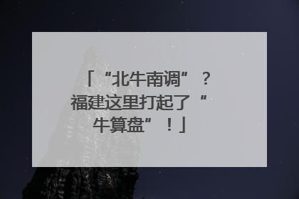 “北牛南调”？福建这里打起了“牛算盘”！