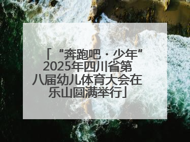 “奔跑吧・少年”2025年四川省第八届幼儿体育大会在乐山圆满举行