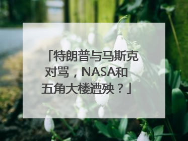 特朗普与马斯克对骂，NASA和五角大楼遭殃？