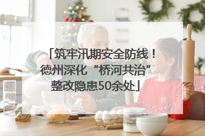 筑牢汛期安全防线！德州深化“桥河共治”整改隐患50余处