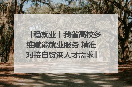 稳就业丨我省高校多维赋能就业服务 精准对接自贸港人才需求