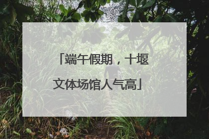 端午假期，十堰文体场馆人气高