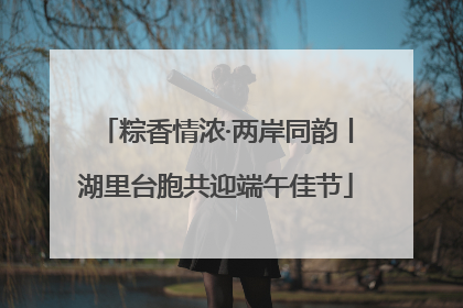 粽香情浓·两岸同韵丨湖里台胞共迎端午佳节