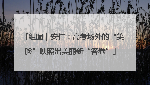 组图｜安仁：高考场外的“笑脸”映照出美丽新“答卷”