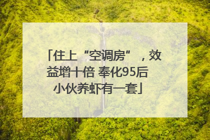 住上“空调房”，效益增十倍 奉化95后小伙养虾有一套