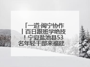 一道·闽宁协作丨百日跟班学绝技！宁夏盐池县53名年轻干部来福建取“真经”