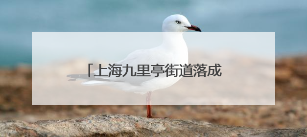 上海九里亭街道落成新九里亭，“老九里亭”历经多次重建搬迁