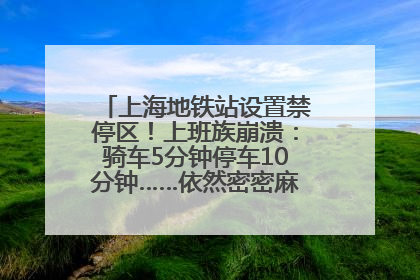 上海地铁站设置禁停区！上班族崩溃：骑车5分钟停车10分钟……依然密密麻麻无从下脚？