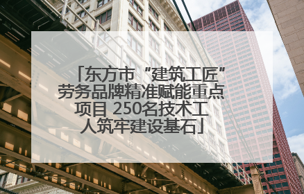 东方市“建筑工匠”劳务品牌精准赋能重点项目 250名技术工人筑牢建设基石