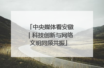 中央媒体看安徽｜科技创新与网络文明同频共振