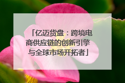 亿迈货盘：跨境电商供应链的创新引擎与全球市场开拓者