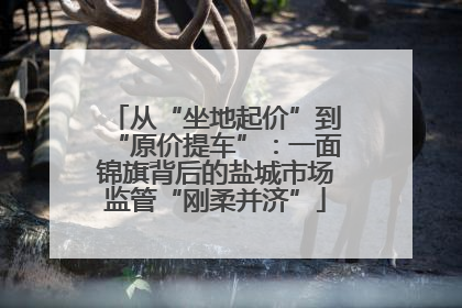 从“坐地起价”到“原价提车”：一面锦旗背后的盐城市场监管“刚柔并济”