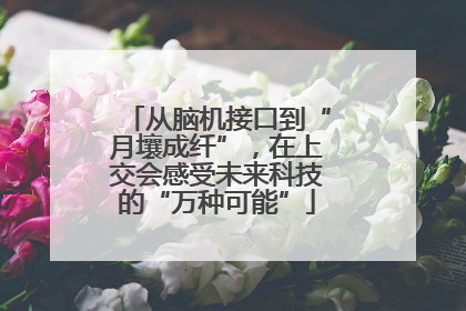 从脑机接口到“月壤成纤”，在上交会感受未来科技的“万种可能”