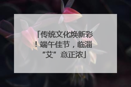 传统文化焕新彩！端午佳节，临淄 “艾”意正浓