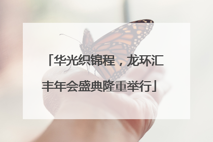 华光织锦程，龙环汇丰年会盛典隆重举行