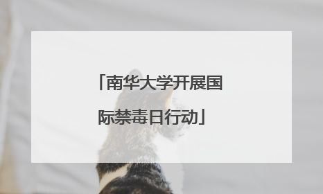 南华大学开展国际禁毒日行动