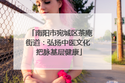 南阳市宛城区茶庵街道：弘扬中医文化 把脉基层健康