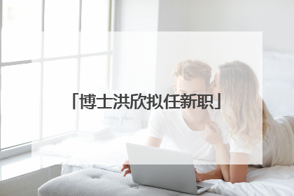 博士洪欣拟任新职