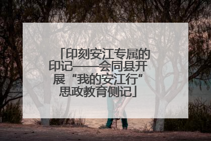 印刻安江专属的印记——会同县开展“我的安江行”思政教育侧记