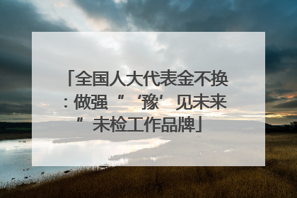 全国人大代表金不换：做强“‘豫’见未来”未检工作品牌