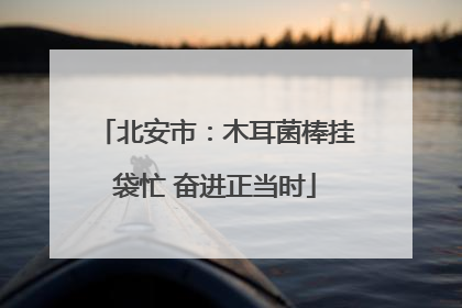 北安市：木耳菌棒挂袋忙 奋进正当时