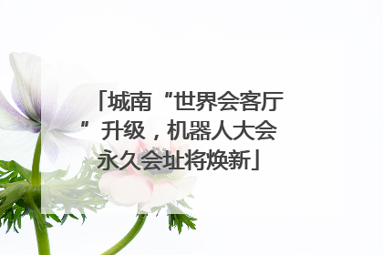 城南“世界会客厅”升级，机器人大会永久会址将焕新