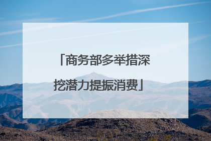 商务部多举措深挖潜力提振消费
