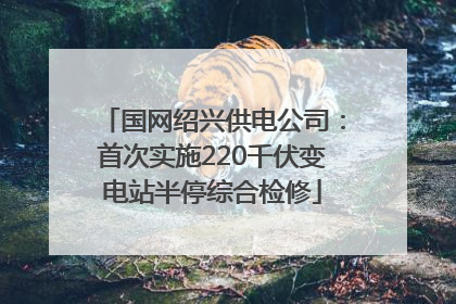 国网绍兴供电公司：首次实施220千伏变电站半停综合检修