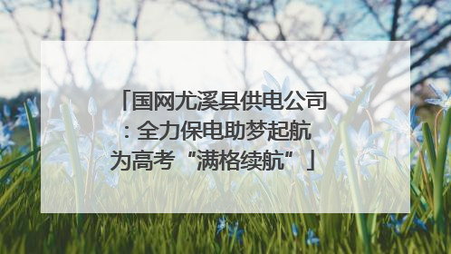 国网尤溪县供电公司：全力保电助梦起航 为高考“满格续航”
