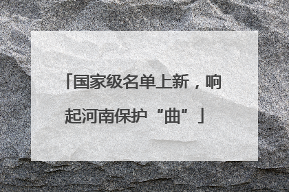 国家级名单上新，响起河南保护“曲”