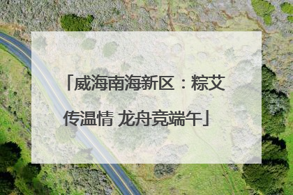 威海南海新区：粽艾传温情 龙舟竞端午