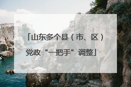 山东多个县（市、区）党政“一把手”调整
