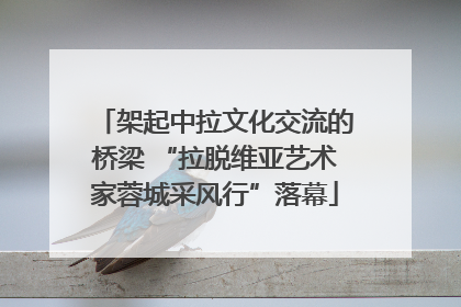 架起中拉文化交流的桥梁 “拉脱维亚艺术家蓉城采风行”落幕