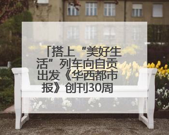 搭上“美好生活”列车向自贡出发《华西都市报》创刊30周年“与时代共振•蜀地人文主题展”5月30日开展丨美好生活有“盐”味