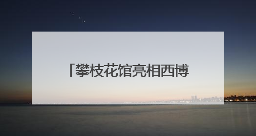 攀枝花馆亮相西博会！“豹局长”带你体验“暖暖花城”独特魅力｜西博视界