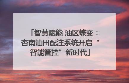 智慧赋能 油区蝶变：杏南油田配注系统开启“智能管控”新时代