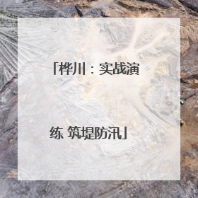 桦川：实战演练 筑堤防汛