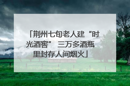 荆州七旬老人建“时光酒窖” 三万多酒瓶里封存人间烟火