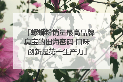 螺蛳粉销量最高品牌臭宝的出海密码 口味创新是第一生产力