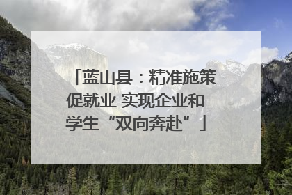 蓝山县：精准施策促就业 实现企业和学生“双向奔赴”