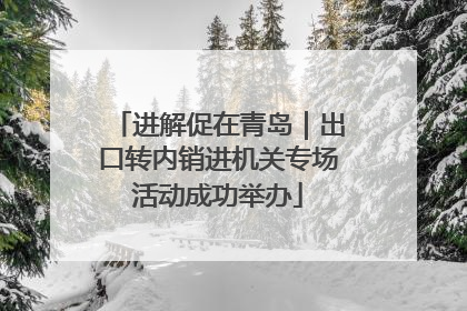 进解促在青岛｜出口转内销进机关专场活动成功举办