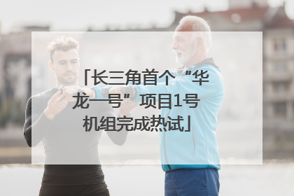 长三角首个“华龙一号”项目1号机组完成热试