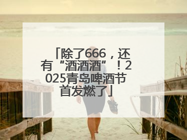 除了666，还有“酒酒酒”！2025青岛啤酒节首发燃了