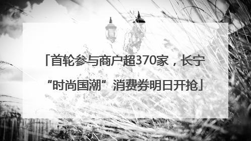 首轮参与商户超370家，长宁“时尚国潮”消费券明日开抢
