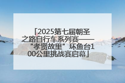 2025第七届朝圣之路自行车系列赛——“孝贤故里”环鱼台100公里挑战赛启幕