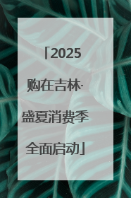 2025购在吉林·盛夏消费季全面启动