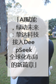 AI赋能，绿动未来：挚达科技接入DeepSeek全球化布局的新篇章